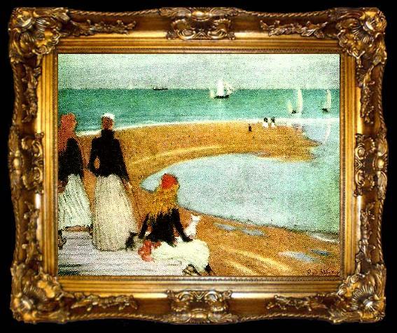 framed  Philip Wilson Steer stranden vid walberswick, ta009-2